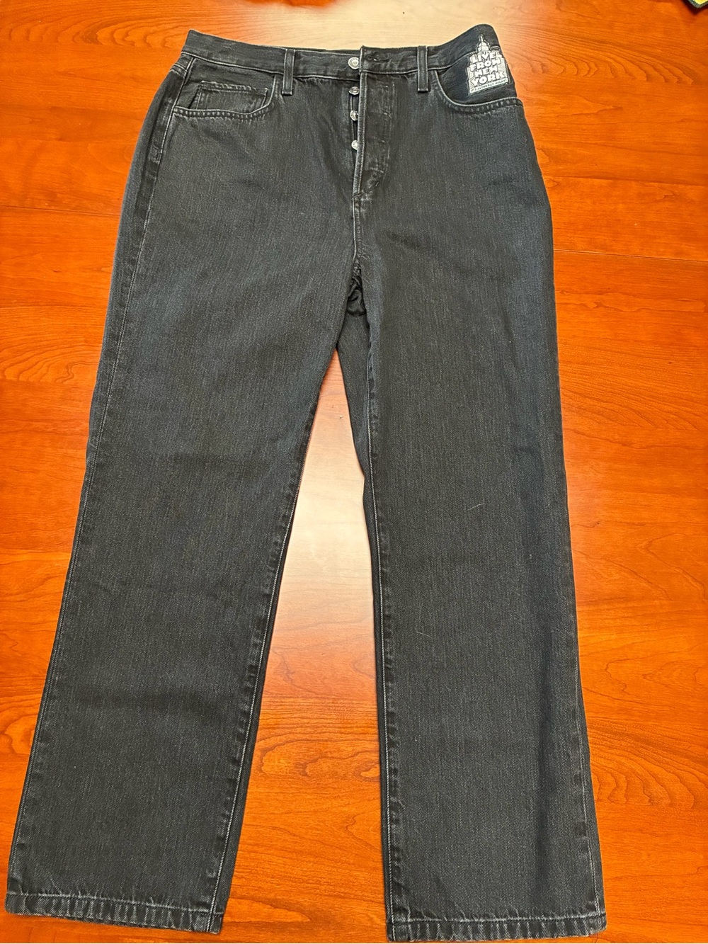 Favorite Daughter x SNL Otto Jeans Size 30 Black NWT $248